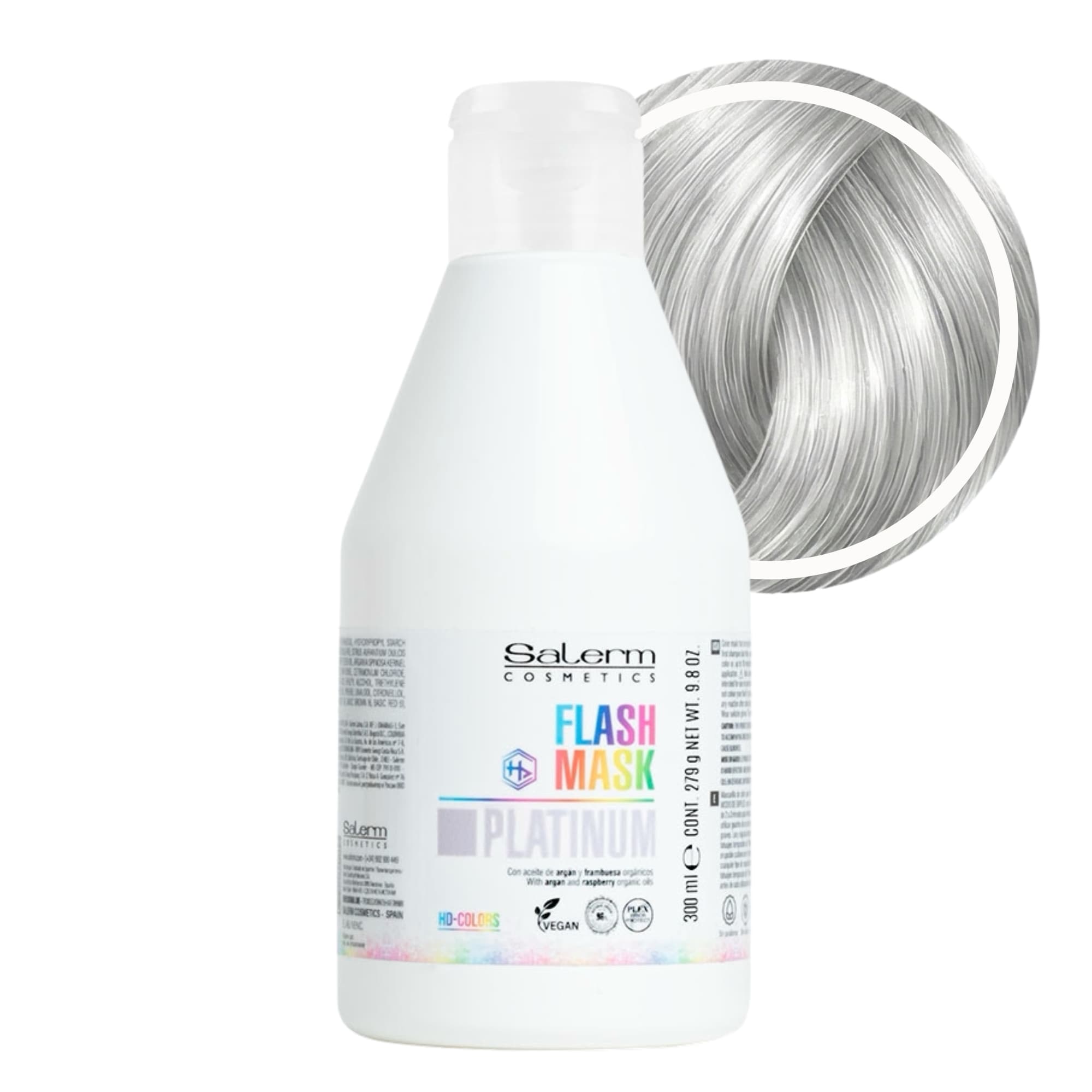 Salerm Flash Mask barvicí maska PLATINOVÁ 300 ml
